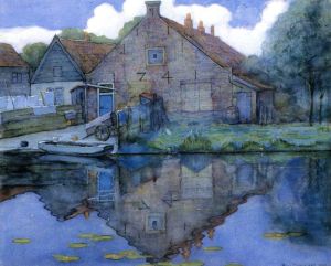 Piet Mondrian: House On The Gein wall art