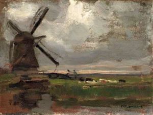 Piet Mondrian: Molen Aan T Gein, Circa 1905 wall art