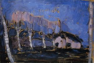 Piet Mondrian: Night Landscape II (1908) wall art