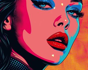 Vivid Epoch - Contemporary Icon wall art