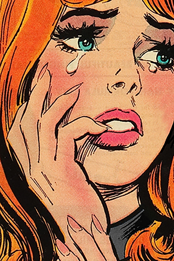 Tears of the Modern Muse - Pop Art Icon premium reproduction