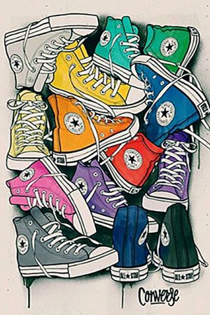 Chromatic Converse Collection wall art