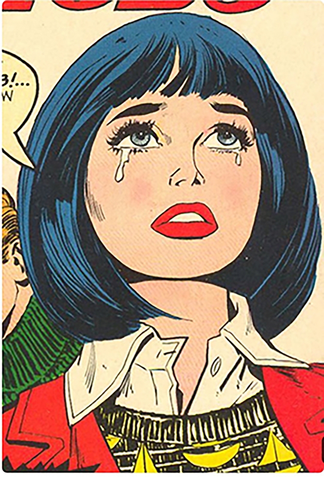 Tears of Emotion - Iconic Pop Art Elegance premium reproduction