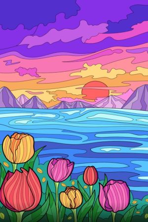 Vibrant Horizons: A Pop Art Perspective wall art