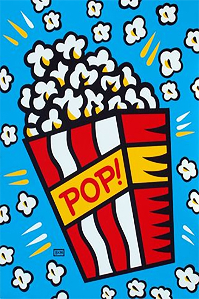 Bold and Bright Pop Art Explosion premium reproduction