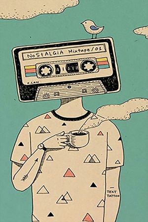 Nostalgia Mixtape Dreamscape wall art