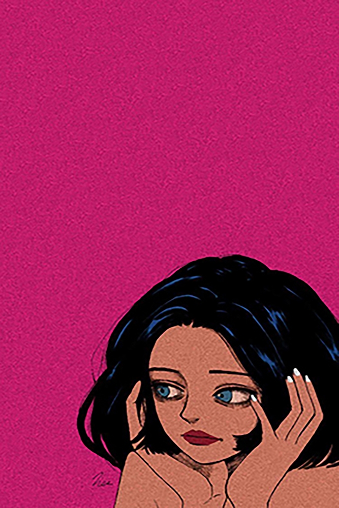 Vibrant Reflection in Pop Art Style premium reproduction