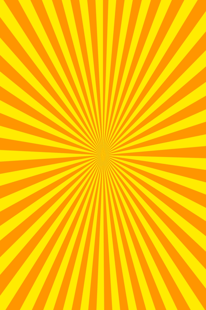 Vibrant Sunburst: A Study in Pop Art premium reproduction