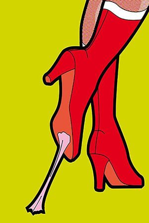Vibrant Pop Art Heels wall art