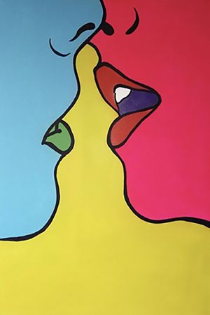 Pop Art Expressions: Vibrant Color and Bold Lines wall art