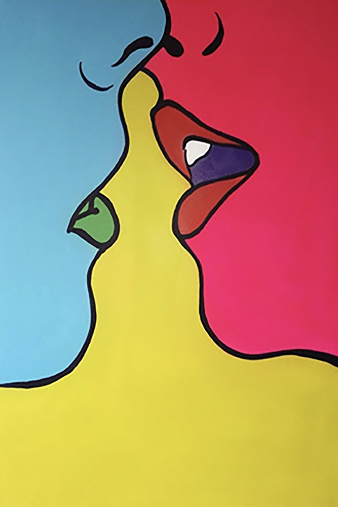 Pop Art Expressions: Vibrant Color and Bold Lines premium reproduction