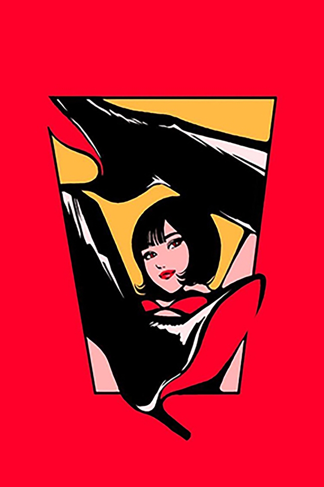 Vibrant Expression in Pop Art premium reproduction