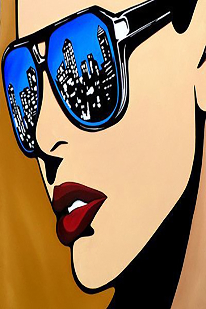Urban Reflections: Iconic Pop Art Visions premium reproduction