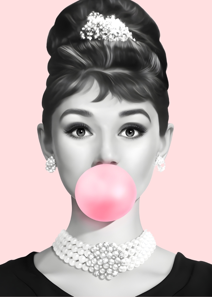 Iconic Elegance in Pop Art Style premium reproduction