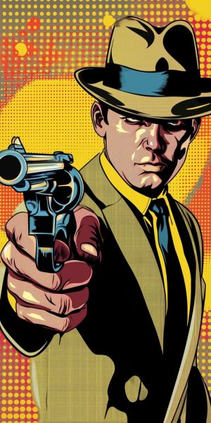 Retro Detective Pop Art wall art