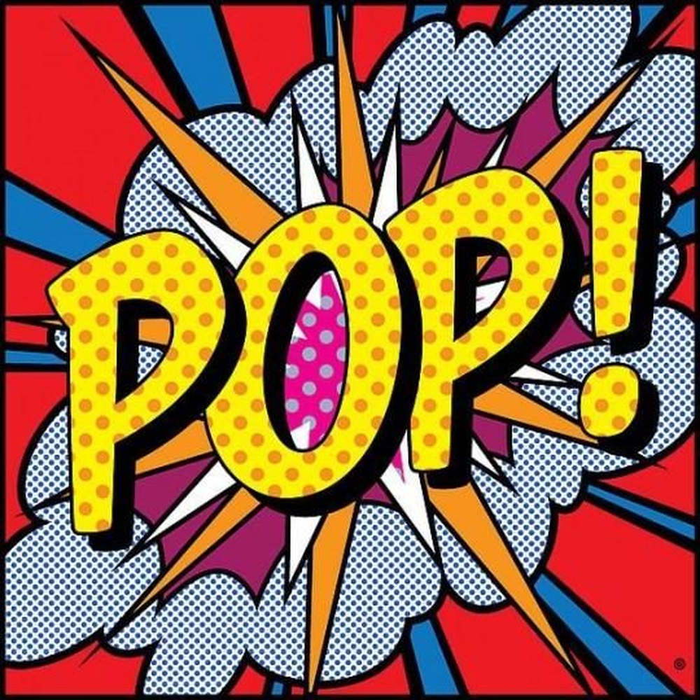 Explosive Pop Art Statement premium reproduction