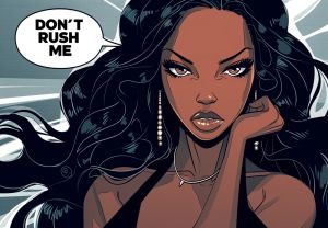 Empowered Elegance in Pop Art wall art