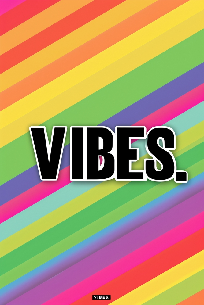 Vibrant Pop Art Vibes premium reproduction