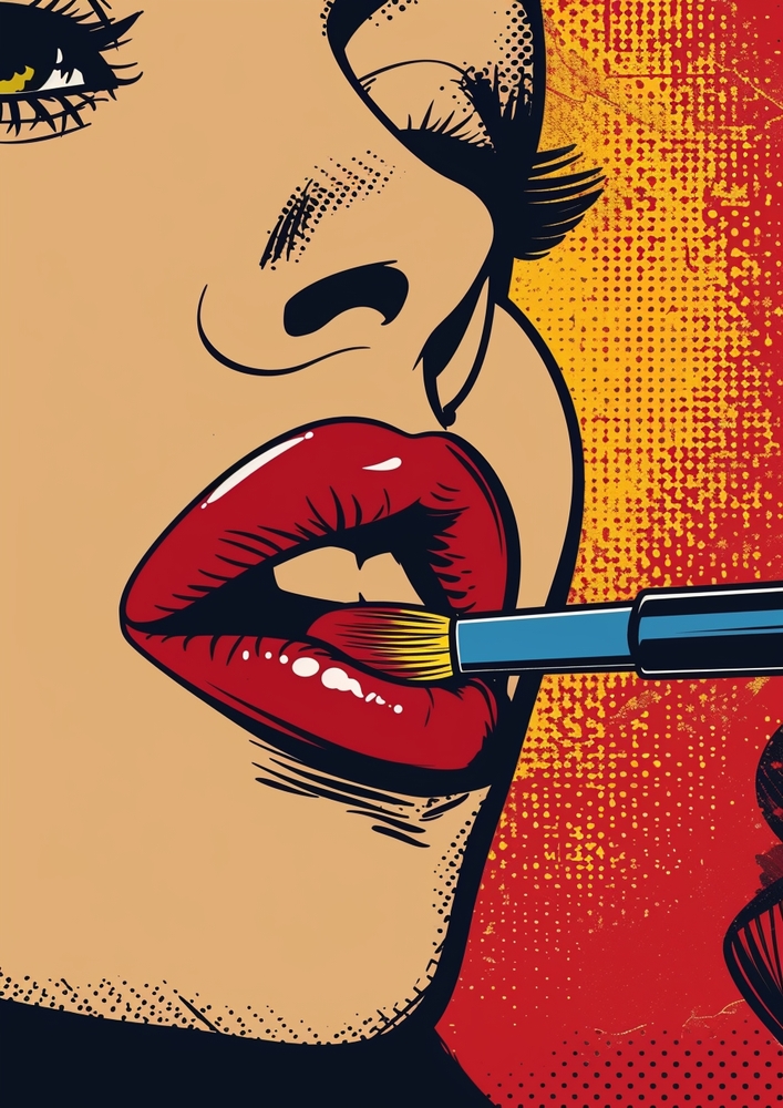 Dynamic Pop Art: Vivid Expressions of Boldness premium reproduction