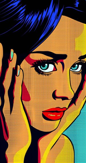 Vibrant Reflections: A Pop Art Masterpiece wall art