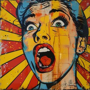 Vibrant Pop Art Explosion wall art