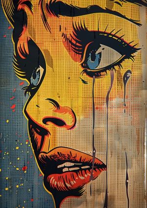 Pop Art Expression: The Modern Gaze wall art