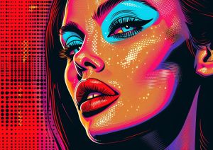 Vivid Expression in Pop Art wall art