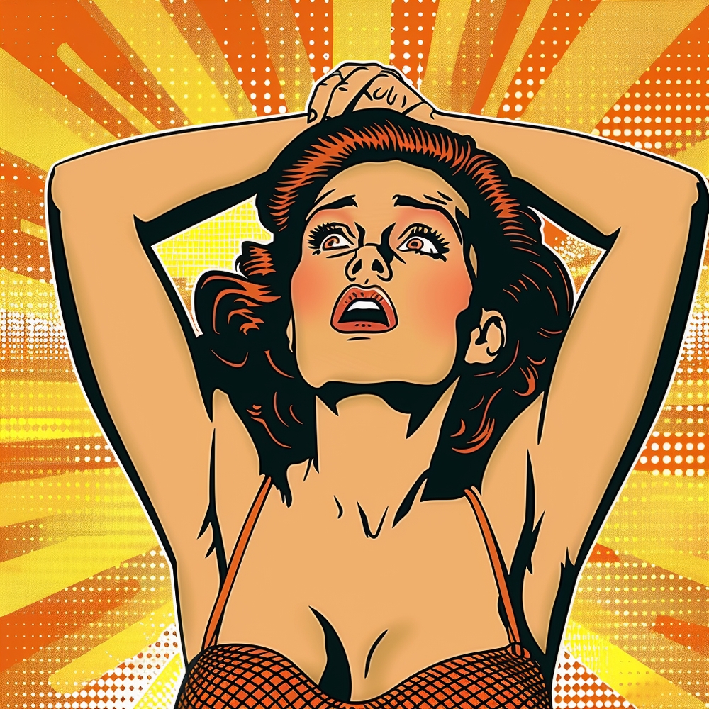Dynamic Pop Art Masterpiece premium reproduction