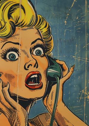 Vibrant Retro Pop Art Expression wall art