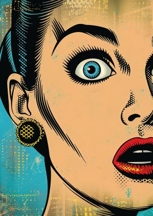 Vibrant Pop Art Expression wall art