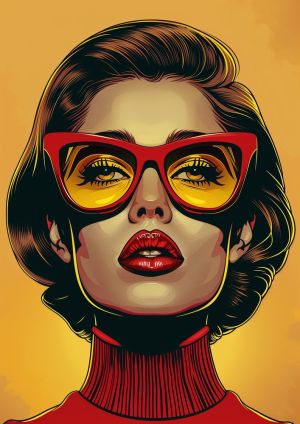 Vibrant Vision: A Pop Art Sensation wall art