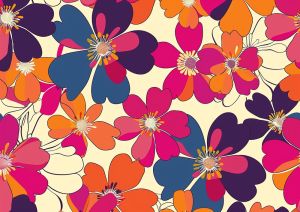 Vibrant Floral Pop Art Extravaganza wall art