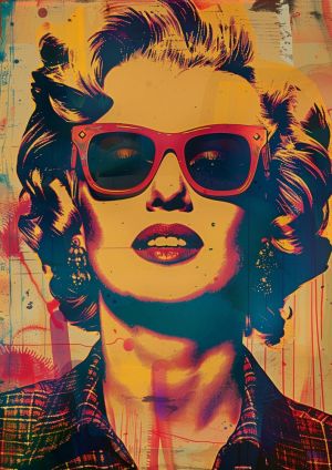 Iconic Pop Art Portrait wall art