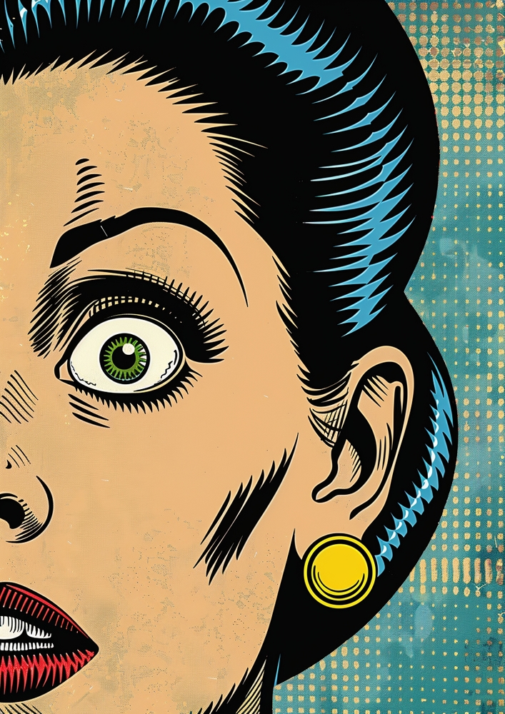 Vibrant Insights: A Pop Art Revolution premium reproduction