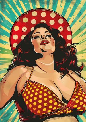 Vibrant Expressions in Pop Art Style wall art