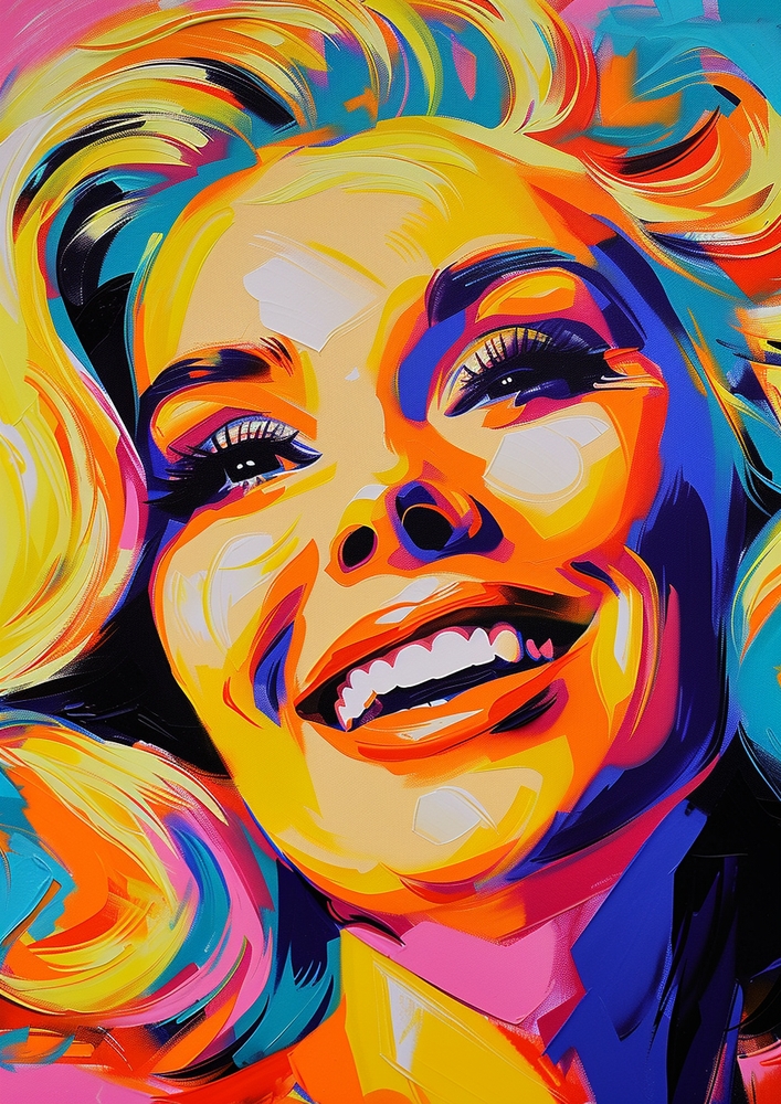 Vibrant Expression: A Homage to Pop Art premium reproduction
