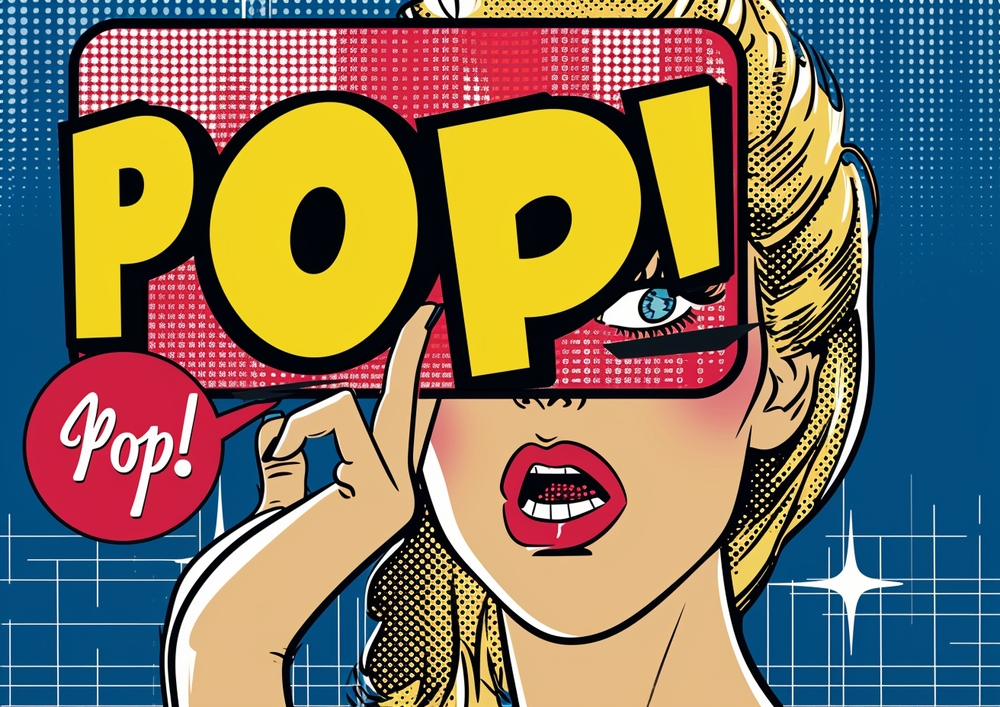 Vibrant Pop Art: Bold Expression premium reproduction