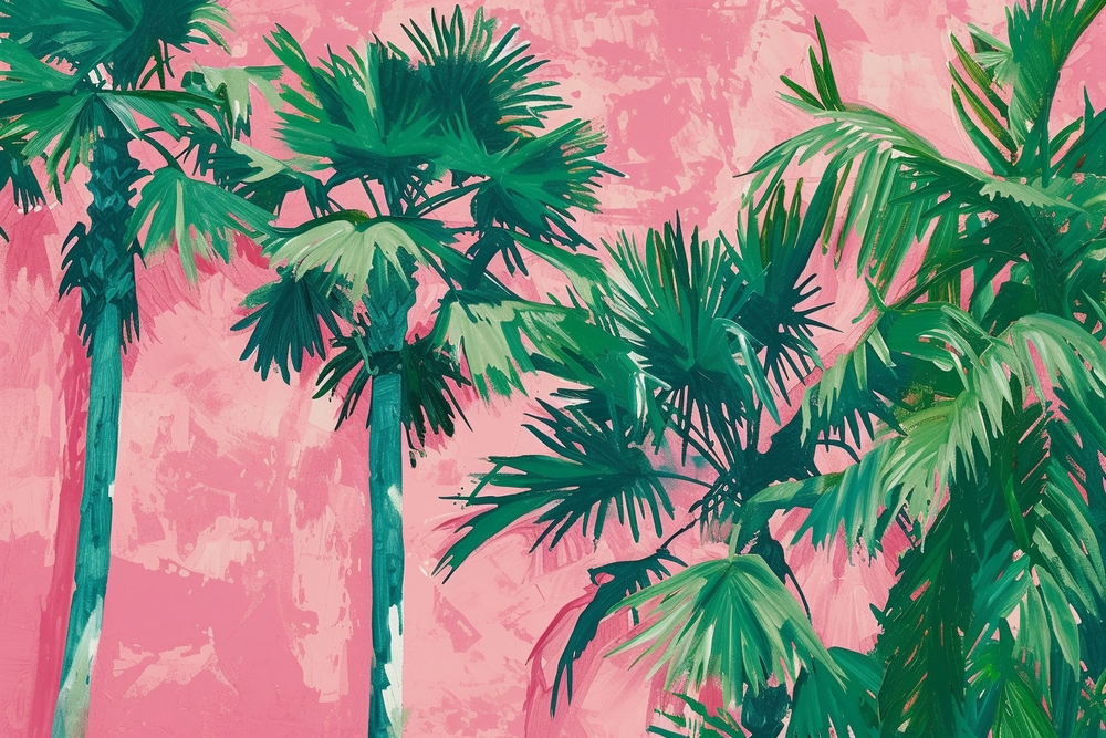 Tropical Dreams in Pop Art premium reproduction