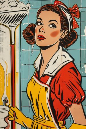 Vibrant Domesticity: A Pop Art Perspective wall art