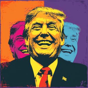 Dynamic Pop Art Portrait wall art