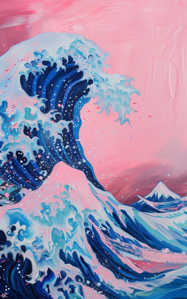Vibrant Wave of Modernity premium reproduction