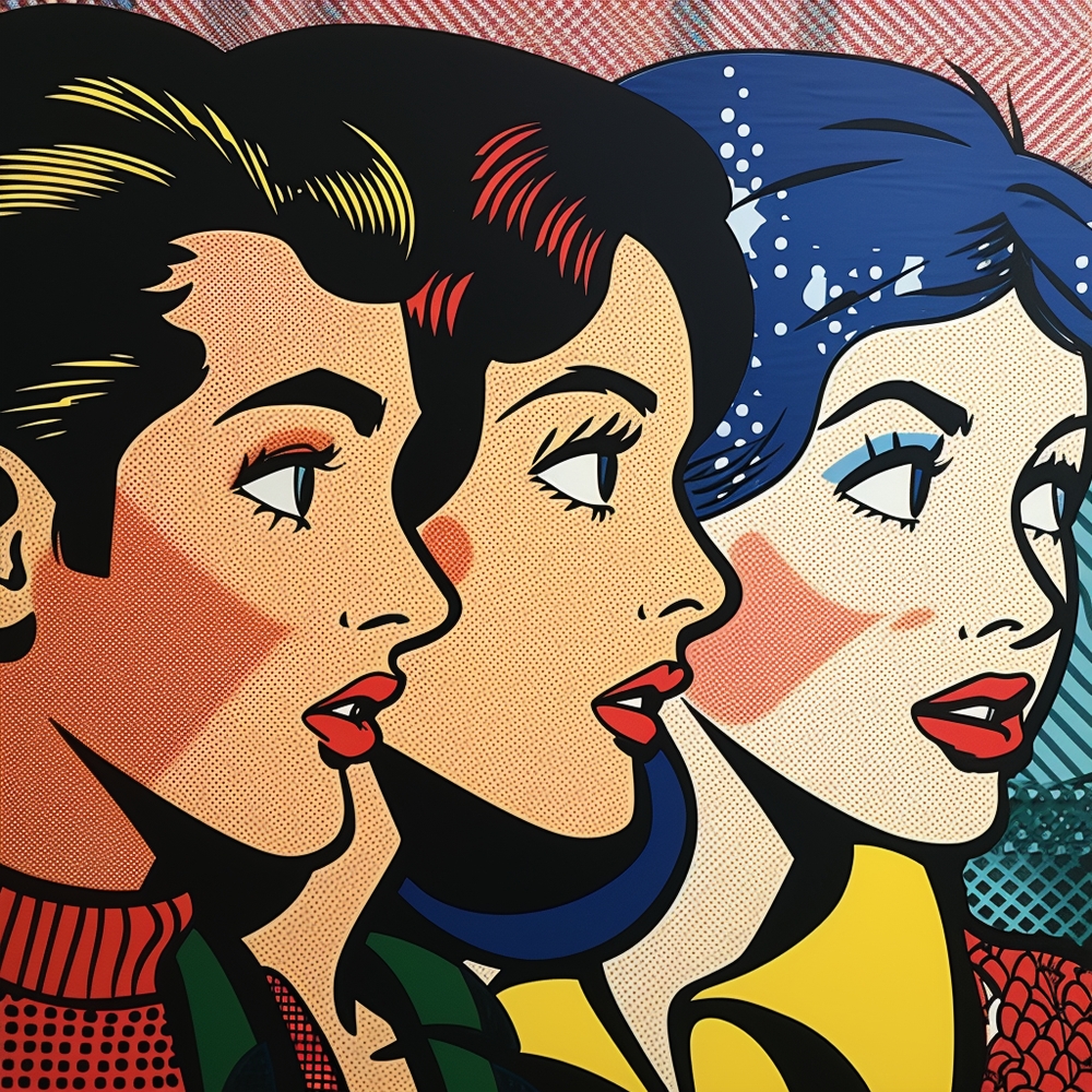 Vibrant Visions: Pop Art Trio premium reproduction