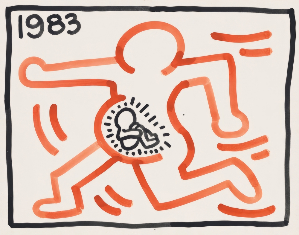 Keith Haring: Dynamic Figures premium reproduction