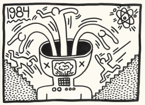 Keith Haring 1984 Artwork wall art
