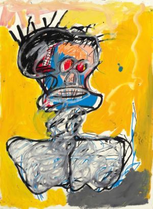 Vibrant Chaos: A Pop Art Portrait wall art