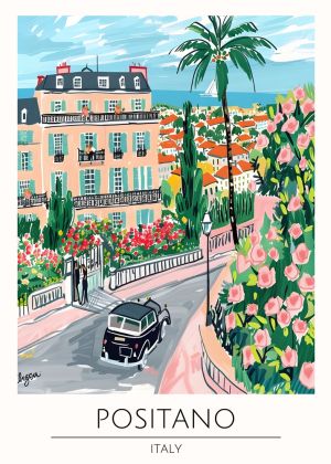 Scenic Positano: Italian Coastal Charm wall art