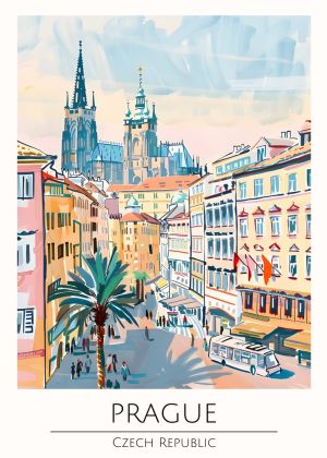 Vibrant Streets of Prague: A Czech Republic Journey wall art