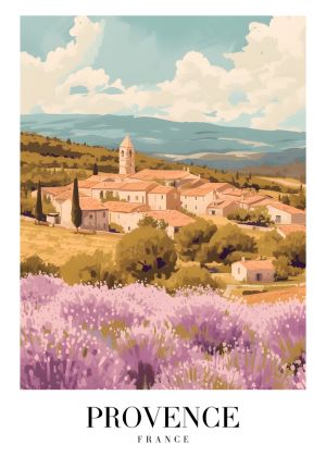 Lavender Fields of Provence, France wall art