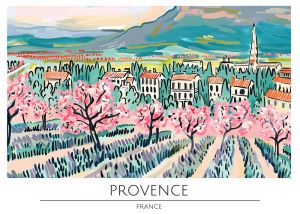 Spring Bloom in Provence wall art