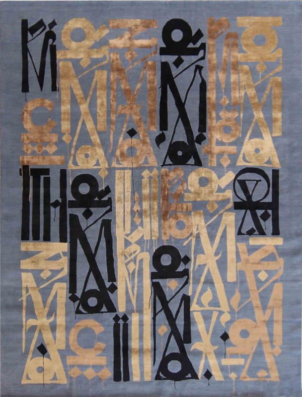 Retna: Resurrect in Multi Blue premium reproduction